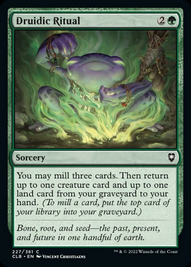 Druidic Ritual [Commander Legends: Battle for Baldur's Gate] | Galactic Gamez