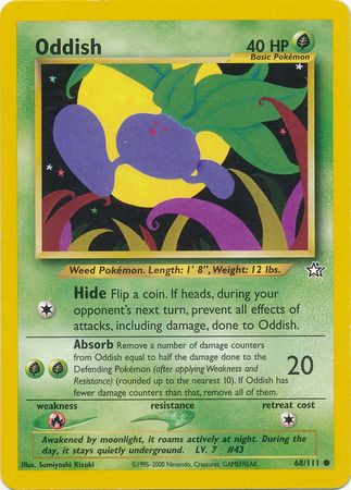 Oddish (68/111) [Neo Genesis Unlimited] | Galactic Gamez