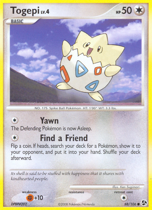 Togepi (88/106) [Diamond & Pearl: Great Encounters] | Galactic Gamez