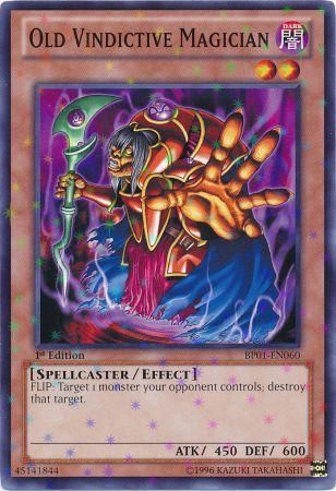 Old Vindictive Magician [BP01-EN060] Starfoil Rare | Galactic Gamez