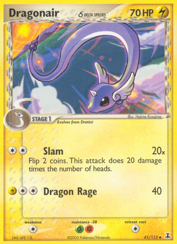 Dragonair (41/113) (Delta Species) [EX: Delta Species] | Galactic Gamez