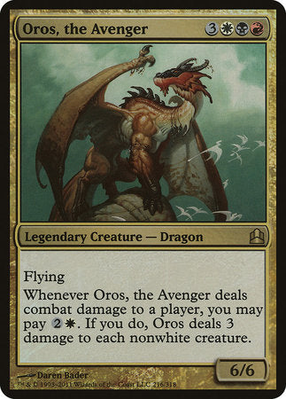 Oros, the Avenger (Oversized) [Commander 2011 Oversized] | Galactic Gamez