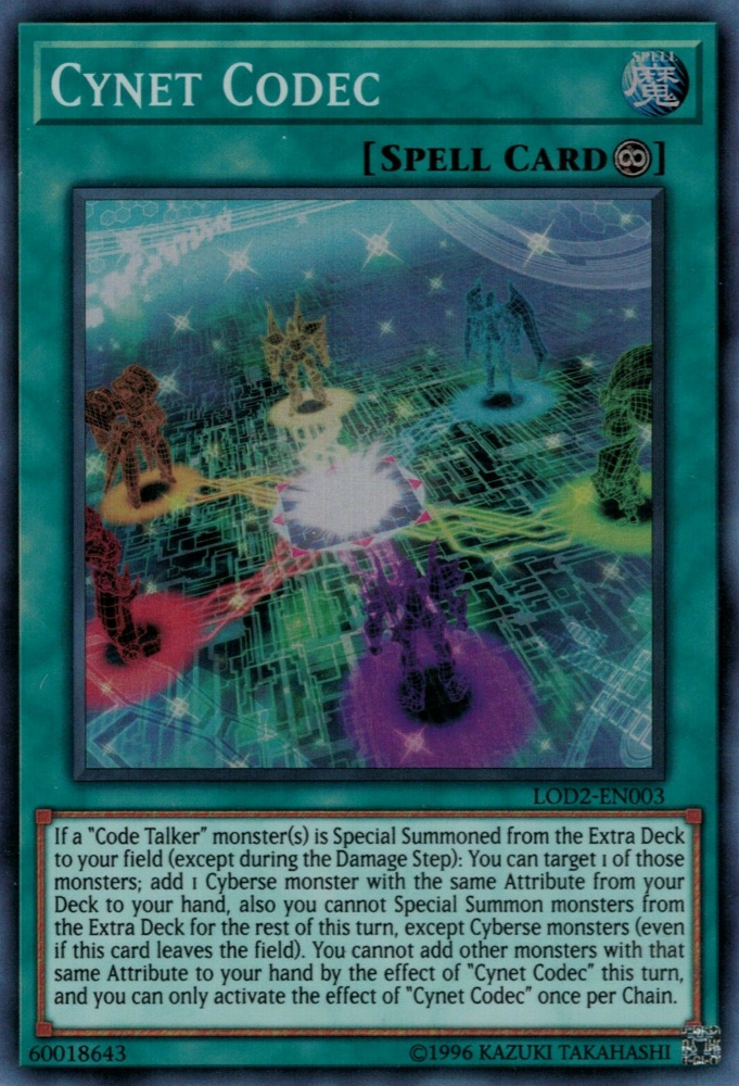 Cynet Codec (Legacy of the Duelist: Link Evolution) [LOD2-EN003] Super Rare | Galactic Gamez