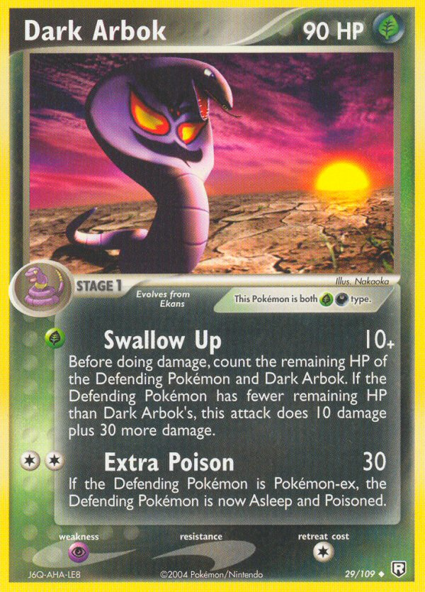 Dark Arbok (29/109) [EX: Team Rocket Returns] | Galactic Gamez