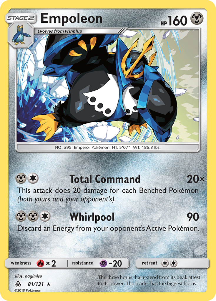 Empoleon (81/131) [Sun & Moon: Forbidden Light] | Galactic Gamez