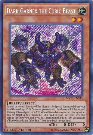 Dark Garnex the Cubic Beast [MVP1-ENS33] Secret Rare | Galactic Gamez