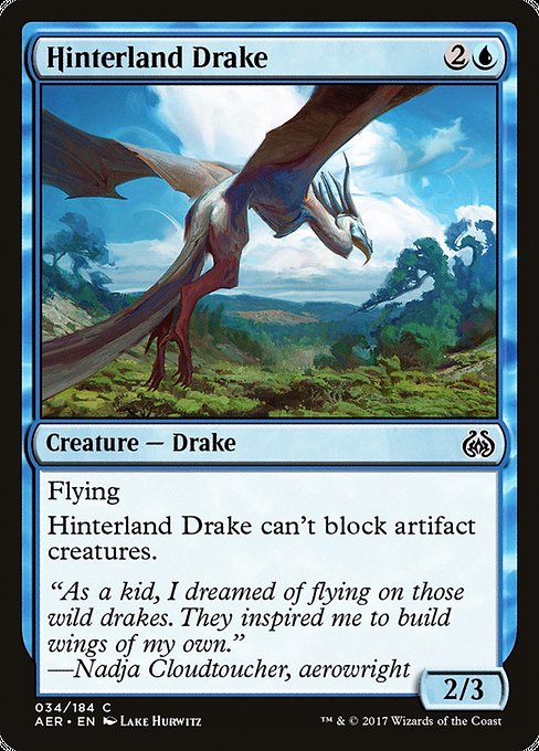 Hinterland Drake [Aether Revolt] | Galactic Gamez