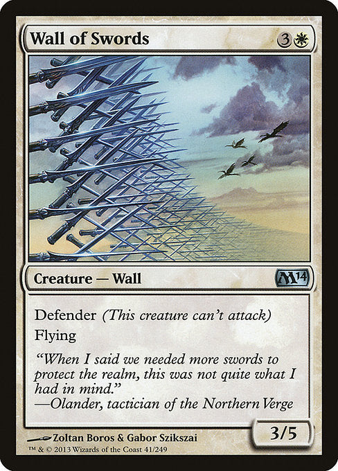 Wall of Swords [Magic 2014] | Galactic Gamez