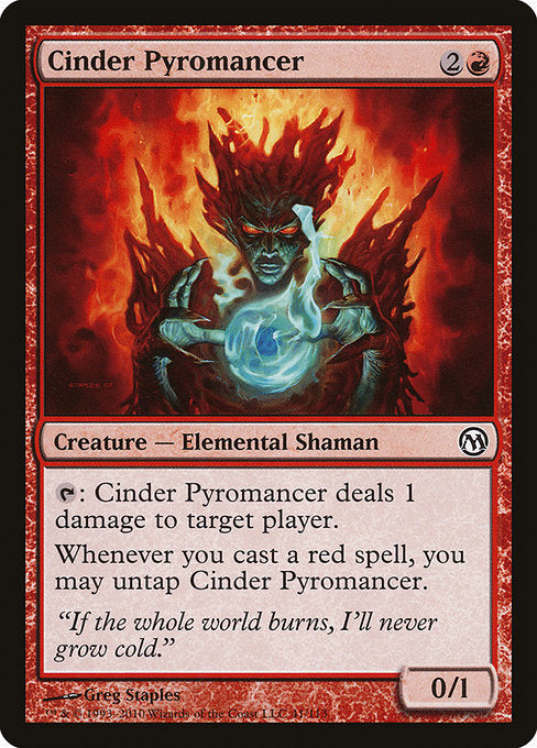 Cinder Pyromancer [Duels of the Planeswalkers] | Galactic Gamez