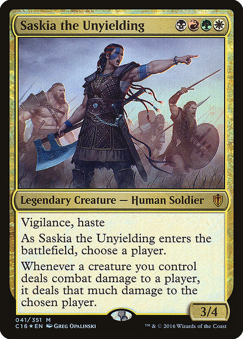 Saskia the Unyielding [Commander 2016] | Galactic Gamez