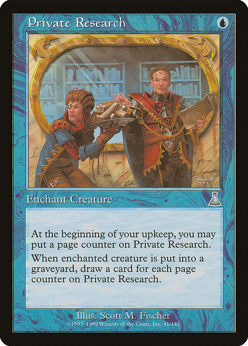 Private Research [Urza's Destiny] | Galactic Gamez