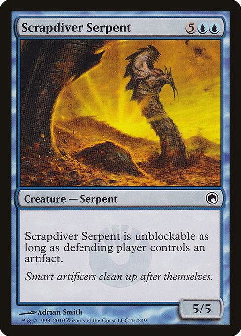 Scrapdiver Serpent [Scars of Mirrodin] | Galactic Gamez