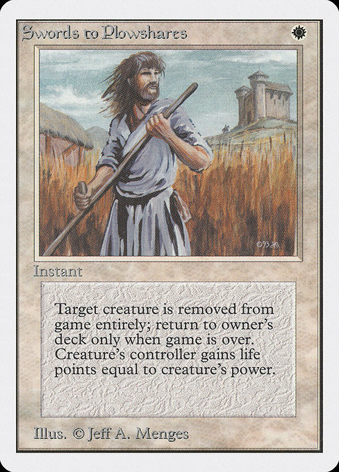 Swords to Plowshares [Unlimited Edition] | Galactic Gamez