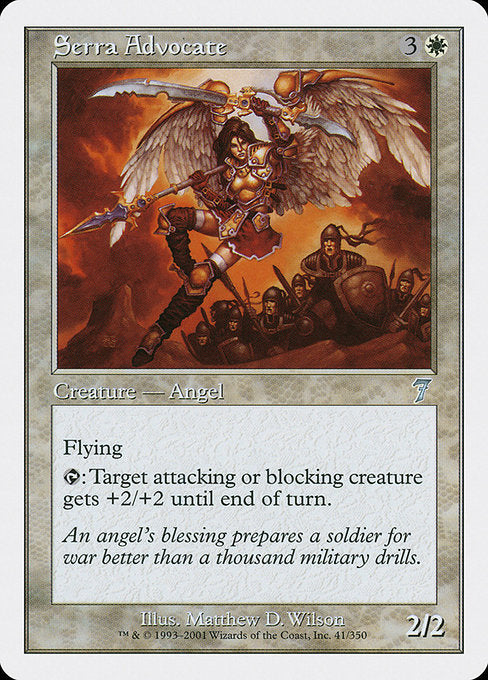 Serra Advocate [Seventh Edition] | Galactic Gamez