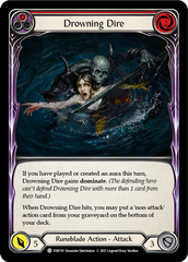 Drowning Dire (Red) [EVR110] (Everfest)  1st Edition Rainbow Foil | Galactic Gamez