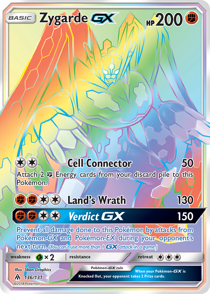 Zygarde GX (136/131) [Sun & Moon: Forbidden Light] | Galactic Gamez