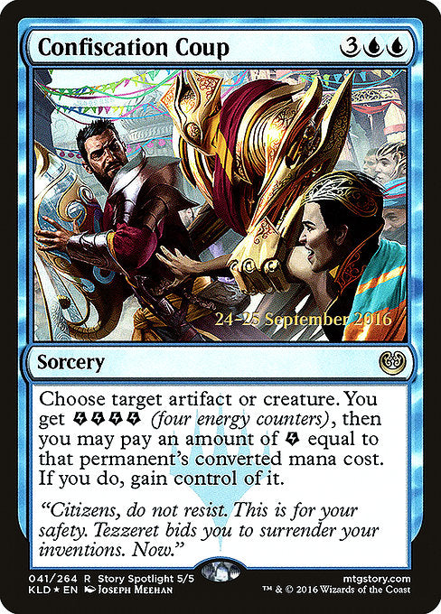 Confiscation Coup [Kaladesh Promos] | Galactic Gamez