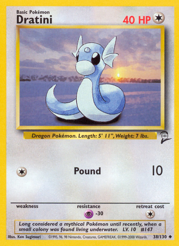 Dratini (38/130) [Base Set 2] | Galactic Gamez