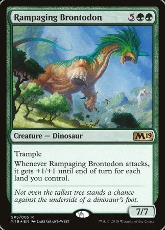 Rampaging Brontodon (2018 Gift Pack) [M19 Gift Pack] | Galactic Gamez