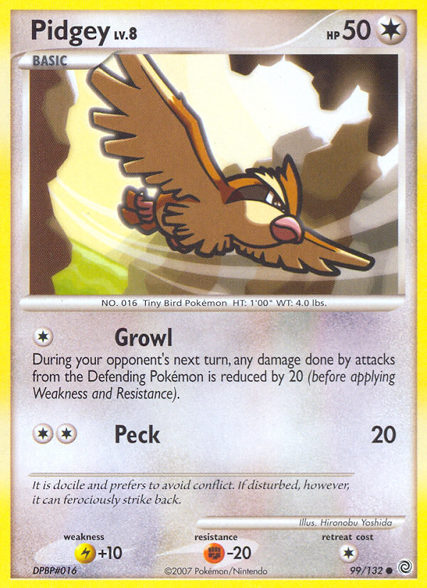 Pidgey (99/132) [Diamond & Pearl: Secret Wonders] | Galactic Gamez