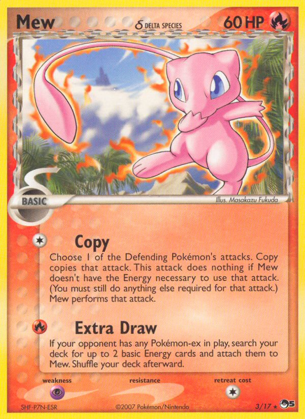 Mew (3/17) (Delta Species) [POP Series 5] | Galactic Gamez