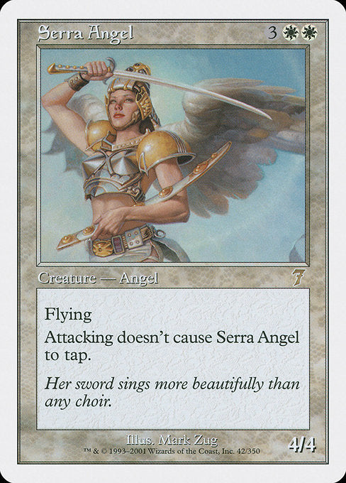 Serra Angel [Seventh Edition] | Galactic Gamez