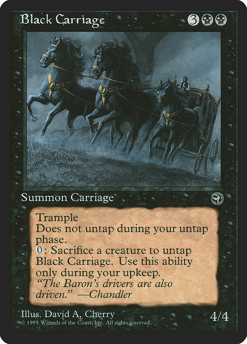 Black Carriage [Homelands] | Galactic Gamez