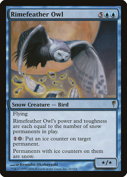 Rimefeather Owl [Coldsnap] | Galactic Gamez