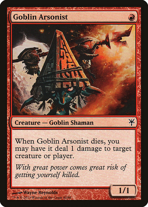 Goblin Arsonist [Duel Decks: Sorin vs. Tibalt] | Galactic Gamez
