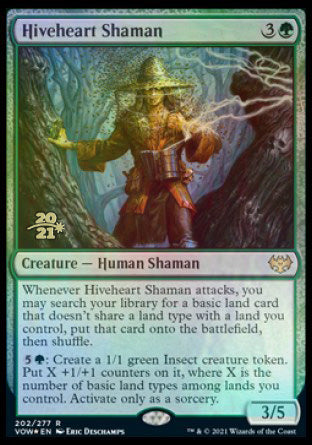 Hiveheart Shaman [Innistrad: Crimson Vow Prerelease Promos] | Galactic Gamez