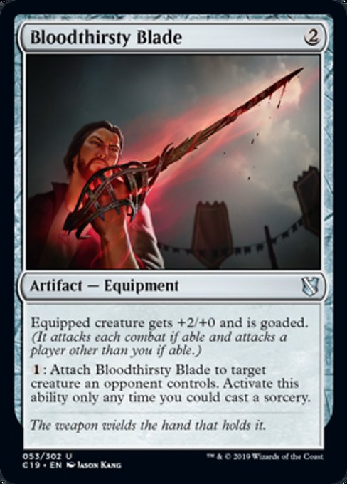 Bloodthirsty Blade [Commander 2019] | Galactic Gamez