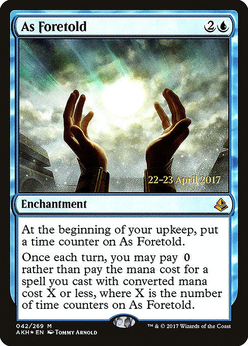 As Foretold [Amonkhet Promos] | Galactic Gamez