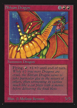 Shivan Dragon (IE) [Intl. Collectors’ Edition] | Galactic Gamez