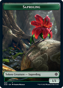 Saproling // Soldier Double-Sided Token [Starter Commander Decks] | Galactic Gamez