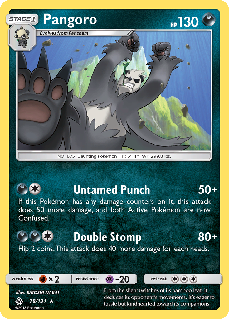 Pangoro (78/131) [Sun & Moon: Forbidden Light] | Galactic Gamez