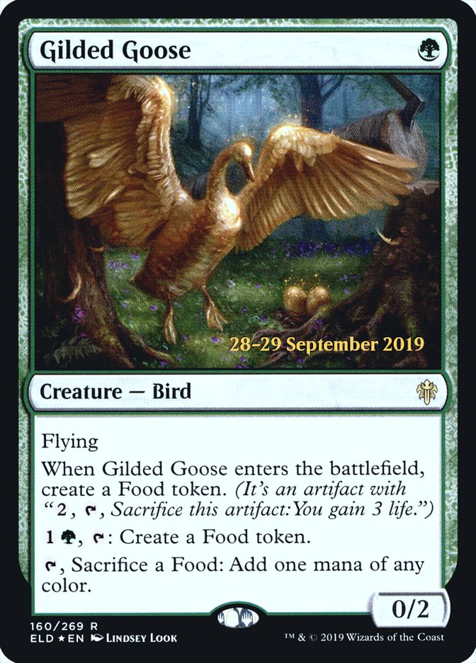 Gilded Goose  [Throne of Eldraine Prerelease Promos] | Galactic Gamez