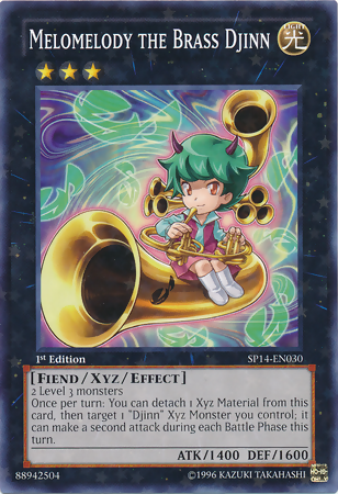 Melomelody the Brass Djinn [SP14-EN030] Starfoil Rare | Galactic Gamez