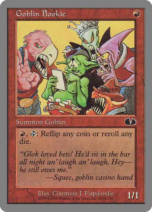 Goblin Bookie [Unglued] | Galactic Gamez