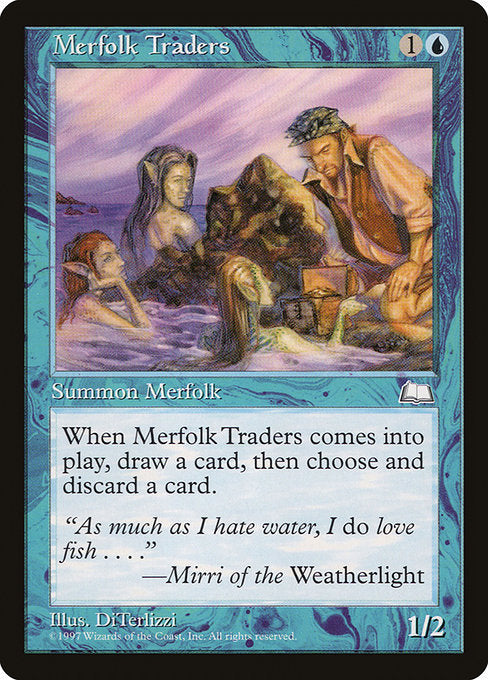 Merfolk Traders [Weatherlight] | Galactic Gamez