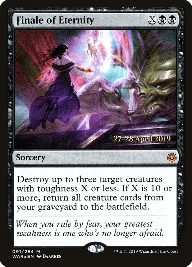 Finale of Eternity  [War of the Spark Prerelease Promos] | Galactic Gamez