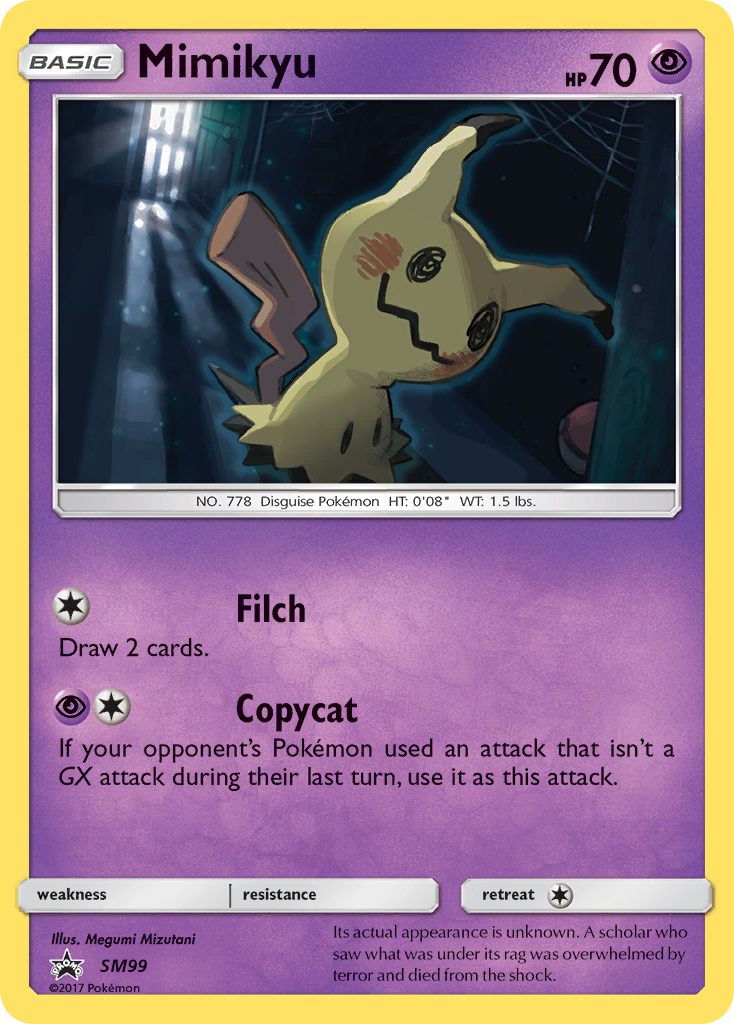 Mimikyu (SM99) [Sun & Moon: Black Star Promos] | Galactic Gamez