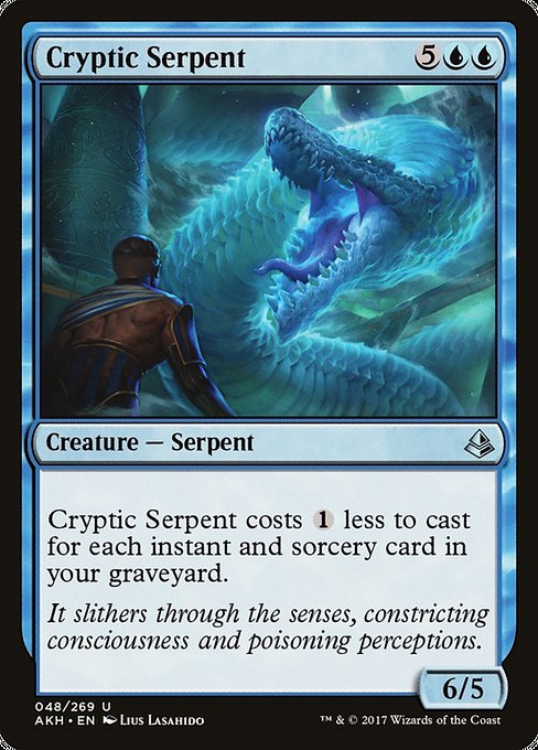 Cryptic Serpent [Amonkhet] | Galactic Gamez