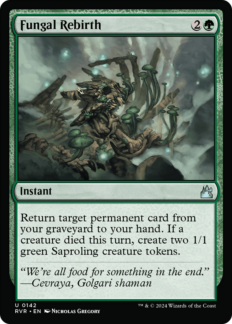 Fungal Rebirth [Ravnica Remastered] | Galactic Gamez