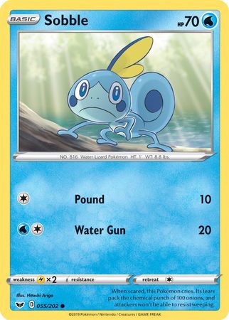 Sobble (055/202) (Premium Collection) [Sword & Shield: Base Set] | Galactic Gamez