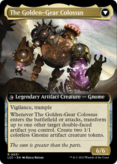 Tetzin, Gnome Champion // The Golden-Gear Colossus (Extended Art) [The Lost Caverns of Ixalan Commander] | Galactic Gamez