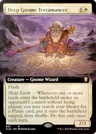 Deep Gnome Terramancer (Extended Art) [Commander Legends: Battle for Baldur's Gate] | Galactic Gamez