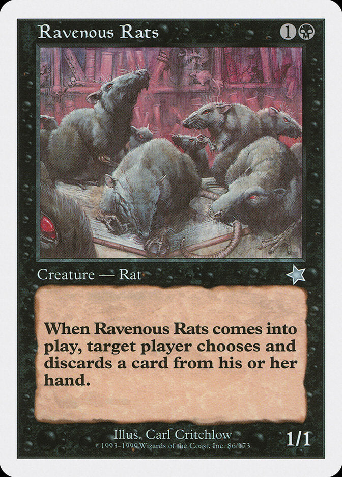 Ravenous Rats [Starter 1999] | Galactic Gamez