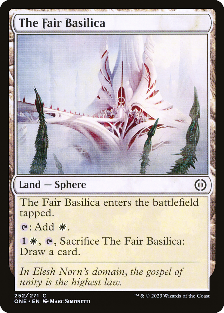 The Fair Basilica [Phyrexia: All Will Be One] | Galactic Gamez