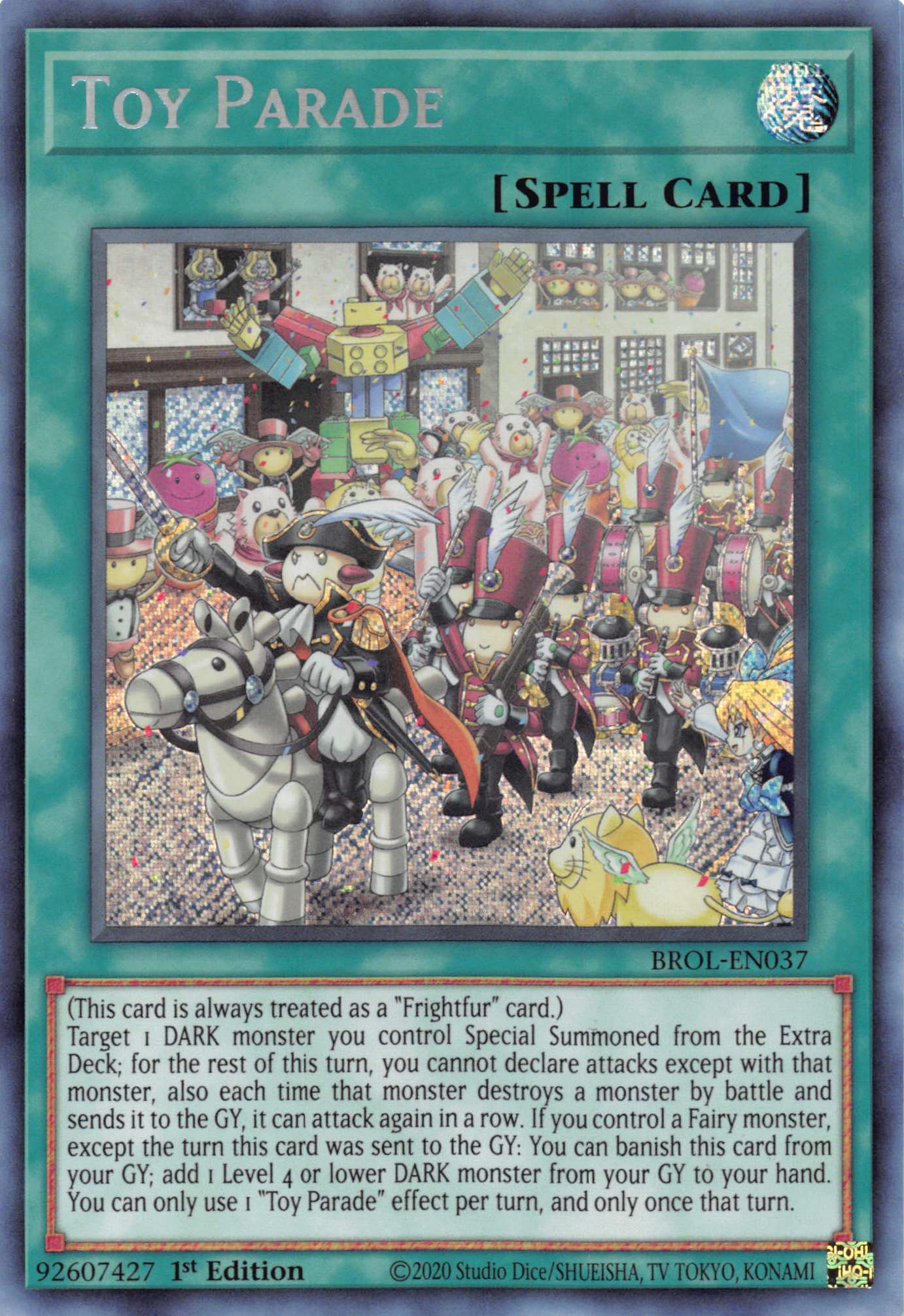 Toy Parade [BROL-EN037] Secret Rare | Galactic Gamez