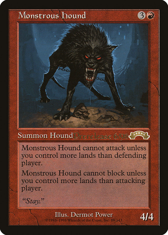 Monstrous Hound [Exodus Promos] | Galactic Gamez